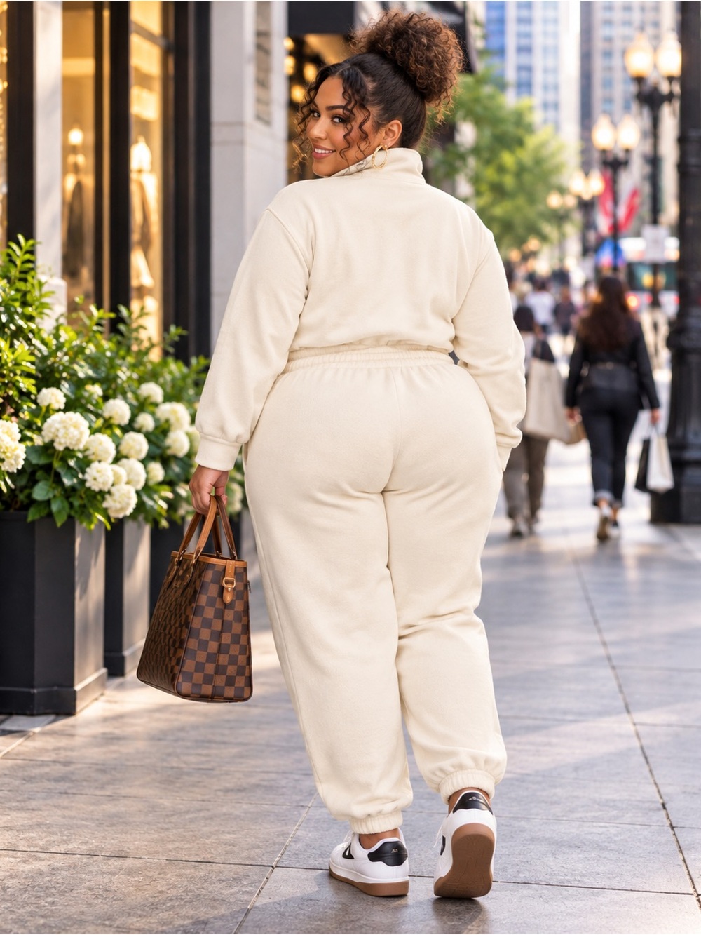 NWT Cream Leisure Studio Jumpsuit Size XXL - Picture 2 of 6